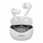 ENKAY ENK-LB22 Bluetooth 5.1 TWS Call-Noise-Cancelling Earphones with Digital Display(White) - 1