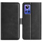 For OPPO Realme GT Neo 3 Dual-side Magnetic Buckle Leather Phone Case(Black) - 1