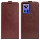 For  OPPO Realme GT Neo 3 R64 Texture Vertical Flip Leather Phone Case(Brown) - 1