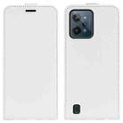 For OPPO Realme C31 4G R64 Texture Vertical Flip Leather Phone Case(White) - 1