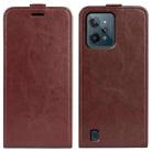 For OPPO Realme C31 4G R64 Texture Vertical Flip Leather Phone Case(Brown) - 1