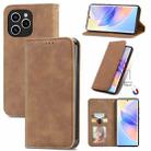 For Honor 60 SE Retro Skin Feel Magnetic Horizontal Flip Leather Phone Case(Brown) - 1