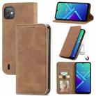 For Wiko Y82 Retro Skin Feel Magnetic Horizontal Flip Leather Phone Case(Brown) - 1