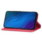 For vivo Y50 Retro Skin Feel Magnetic Horizontal Flip Leather Phone Case(Red) - 4