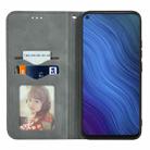 For vivo Y50 Retro Skin Feel Magnetic Horizontal Flip Leather Phone Case(Gray) - 3