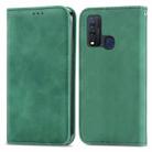 For vivo Y50 Retro Skin Feel Magnetic Horizontal Flip Leather Phone Case(Green) - 2