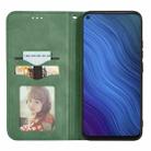 For vivo Y50 Retro Skin Feel Magnetic Horizontal Flip Leather Phone Case(Green) - 3