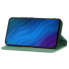 For vivo Y50 Retro Skin Feel Magnetic Horizontal Flip Leather Phone Case(Green) - 4