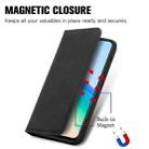 For vivo Y76 5G Retro Skin Feel Magnetic Horizontal Flip Leather Phone Case(Black) - 5