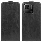 For Xiaomi Redmi 10A R64 Texture Vertical Flip Leather Phone Case(Black) - 1