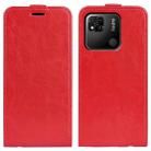 For Xiaomi Redmi 10A R64 Texture Vertical Flip Leather Phone Case(Red) - 1