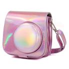 Aurora Oil Paint Full Body Camera PU Leather Case Bag with Strap for FUJIFILM instax mini 9 / mini 8+ / mini 8(Rose Gold) - 1