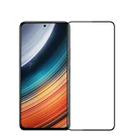 For Xiaomi Redmi K40S MOFI 9H 2.5D Full Screen Tempered Glass Film(Black) - 1