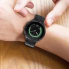 For Suunto Spartan Sport Wrist HR Baro 24mm Mixed-Color Silicone Watch Band(Amygreen+Black) - 6