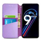 For OPPO Realme 9 Pro+ 5G Blooming Mandala Embossed Magnetic Leather Phone Case(Purple) - 3