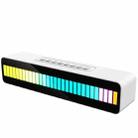 Duosi M8 LED Pickup Rhythm Ambient Light Multi-function TWS Bluetooth Speaker Bar(White) - 1