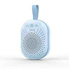 AEC BT513 RGB Light Waterproof Portable Bluetooth Speaker Support FM / TF Card(Sky Blue) - 1