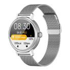 CF90 1.19 inch Steel Watchband Color Screen Smart Watch(Silver) - 1