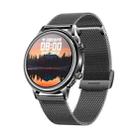 CF85 1.32 inch Steel Watchband Color Screen Smart Watch(Black) - 1