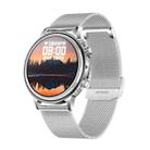 CF85 1.32 inch Steel Watchband Color Screen Smart Watch(Silver) - 1