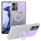 For Xiaomi Mi 11T / 11T Pro Sliding Camshield TPU Phone Case with Ring Holder(Purple) - 1