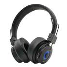 X10 Foldable Music Wireless Bluetooth Headset with Mic Support AUX-in(Black) - 1