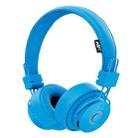 X10 Foldable Music Wireless Bluetooth Headset with Mic Support AUX-in(Blue) - 1