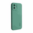 For iPhone 12 ENKAY Liquid Silicone Phone Case(Dark Green) - 1