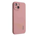 For iPhone 13 ENKAY Liquid Silicone Phone Case(Pink) - 1