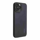For iPhone 13 Pro ENKAY Liquid Silicone Phone Case (Black) - 1