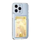 For iPhone 11 Pro Max Card Bag Shockproof Transparent Phone Case  - 1