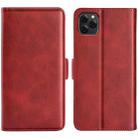 For Blackview A95 Dual-side Magnetic Buckle Leather Phone Case(Red) - 1