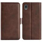 For Sony Xperia Ace III Dual-side Magnetic Buckle Leather Phone Case(Brown) - 1