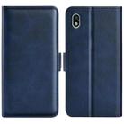 For Sony Xperia Ace III Dual-side Magnetic Buckle Leather Phone Case(Dark Blue) - 1