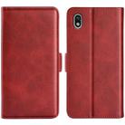 For Sony Xperia Ace III Dual-side Magnetic Buckle Leather Phone Case(Red) - 1