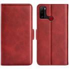 For Ulefone note 10 Dual-side Magnetic Buckle Leather Phone Case(Red) - 1