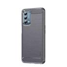 For Oneplus Nord N200 5G MOFI Gentleness Series Brushed Texture Carbon Fiber Soft TPU Phone Case(Gray) - 1