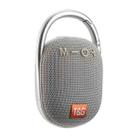 T&G TG321 TWS Portable Wireless Outdoor Mini Speaker with LED Light(Gray) - 1