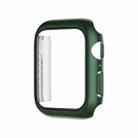 Electroplating Monochrome PC+Tempered Film Watch Case For Apple Watch Series 6/5/4/SE 40mm(Green) - 1
