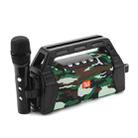 T&G TG538 Portable Karaoke Wireless Bluetooth Speaker with Microphone(Camouflage) - 1