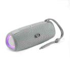 T&G TG344 Portable LED Light TWS Wireless Bluetooth Speaker(Gray) - 1
