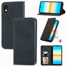 For Sony Xperia Ace III Retro Skin Feel Magnetic Leather Phone Case(Black) - 1