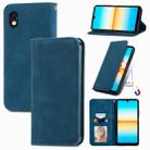 For Sony Xperia Ace III Retro Skin Feel Magnetic Leather Phone Case(Blue) - 1
