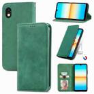 For Sony Xperia Ace III Retro Skin Feel Magnetic Leather Phone Case(Green) - 1