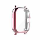 For Amazfit GTS 3 Shockproof TPU Plating Watch Case(Pink) - 1