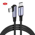 ENKAY PD100W 5A USB-C / Type-C to Type-C Elbow Fast Charging Cable with E-Marker, Length:1m - 1