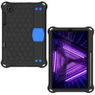 For Lenovo X306 / X606 / K10 Honeycomb EVA + PC Shockproof Tablet Case with Strap(Black+Blue) - 1