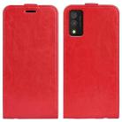 For TCL 30T R64 Texture Single Vertical Flip Leather Phone Case(Red) - 1