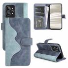 For OPPO Realme GT2 Pro Stitching Horizontal Flip Leather Phone Case(Blue) - 1