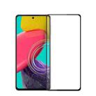 For Samsung Galaxy M53 5G MOFI 9H 2.5D Full Screen Tempered Glass Film(Black) - 1